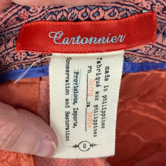 Anthropologie High Rise Island Hopper Pink Shorts Size 0 Geometric Print Boho - Picture 8 of 12